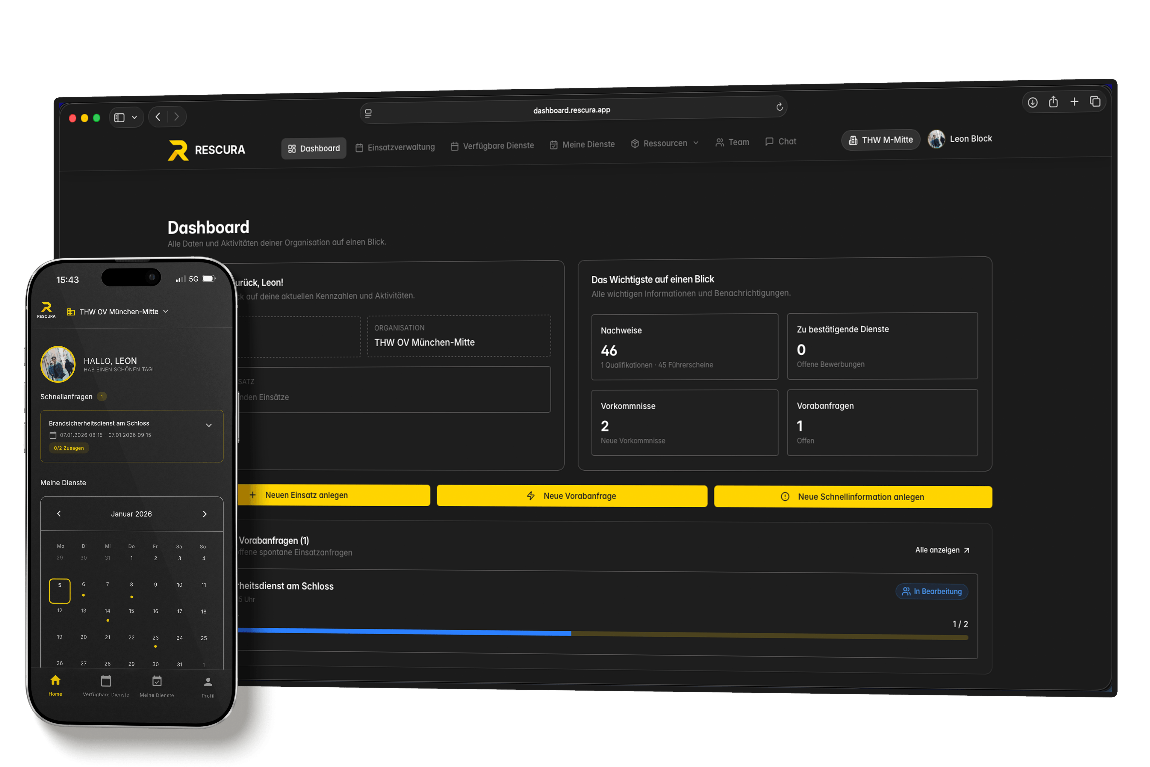 RESCURA - Einsatzplaner