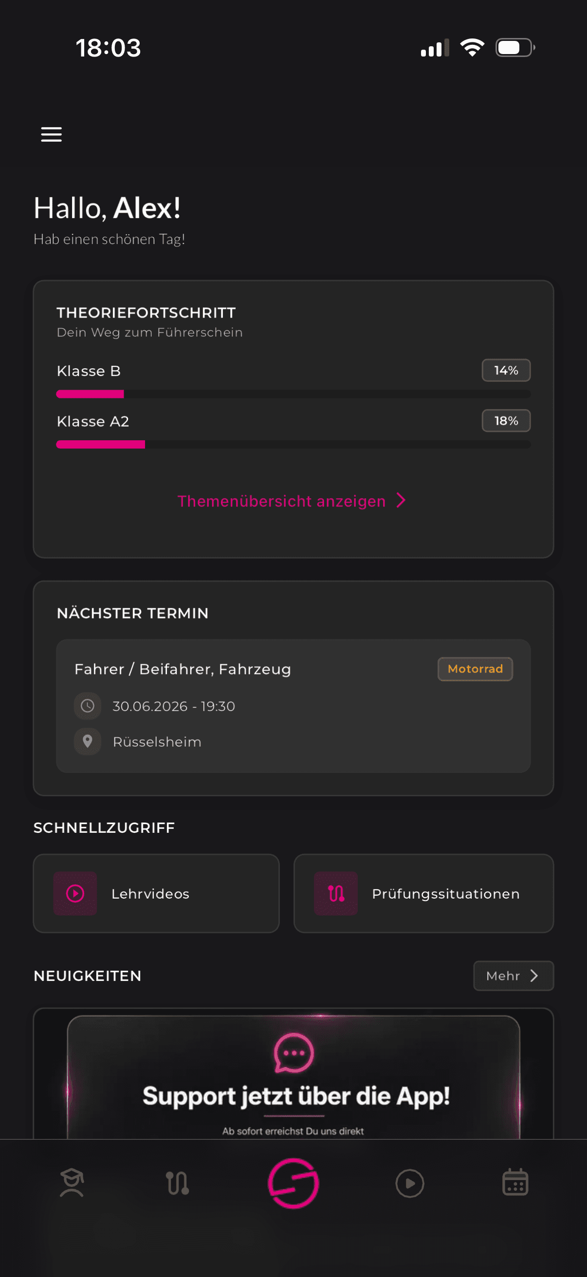 BAZ RHEIN-MAIN Fahrschule Steinbrecher – App