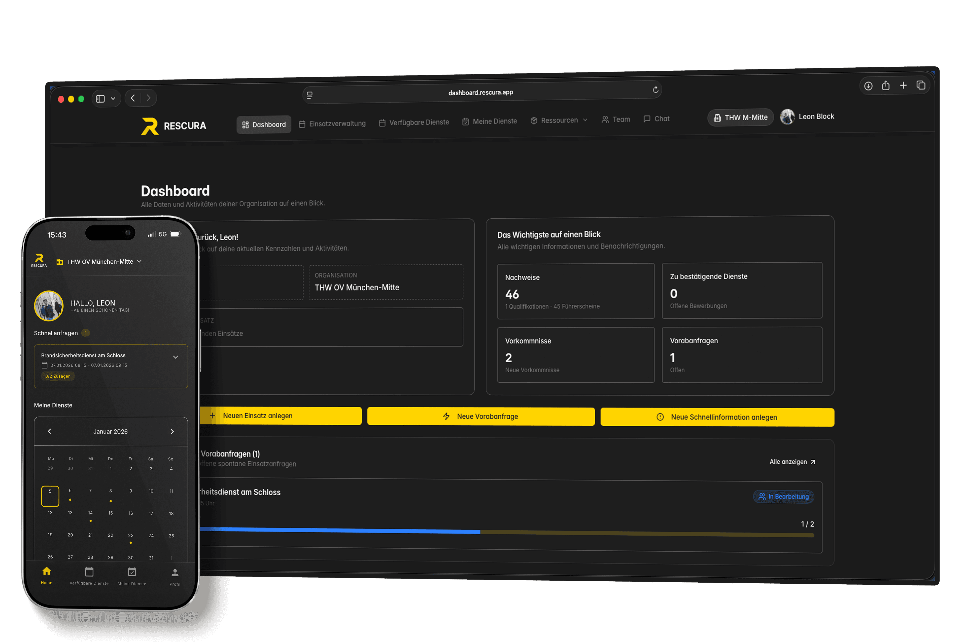 RESCURA - Einsatzplaner